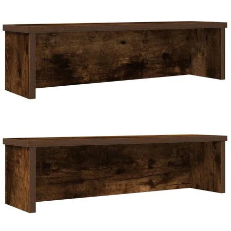 Estantes de cocina apilables 2 uds roble ahumado 60x15x16 cm de , Contenedores para utensilios de cocina - Ref: Foro24-860508...