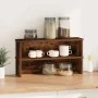 Estantes de cocina apilables 2 uds roble ahumado 60x15x16 cm de , Contenedores para utensilios de cocina - Ref: Foro24-860508...