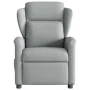 Sillón reclinable de masaje de tela gris claro de , Sillones - Ref: Foro24-4015586, Precio: 203,84 €, Descuento: %