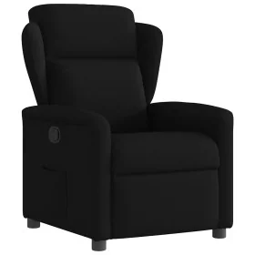 Sillón reclinable de tela negro de , Sillones - Ref: Foro24-4015578, Precio: 200,70 €, Descuento: %
