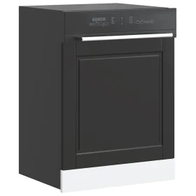 Panel para lavavajillas Porto madera contrachapada negro de , Armarios de cocina - Ref: Foro24-854138, Precio: 43,62 €, Descu...