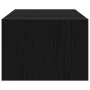 Mueble de TV con luces LED roble negro 100X35,5x25 cm de , Muebles TV - Ref: Foro24-860239, Precio: 87,93 €, Descuento: %