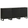 Aparadores 3 piezas madera maciza mango negro 60x33x75 cm de , Taquillas y armarios de almacenamiento - Ref: Foro24-3309999, ...