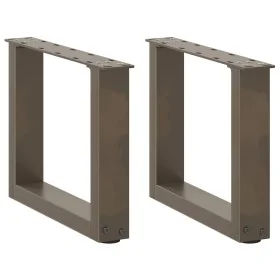 Patas de mesa centro forma U 2uds acero natural 30x(30-31) cm von , Tischbeine - Ref: Foro24-4013131, Preis: 41,03 €, Rabatt: %