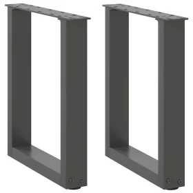 Patas para mesa de centro en forma de U 2 uds antracita acero by , Table legs - Ref: Foro24-4013150, Price: 51,44 €, Discount: %
