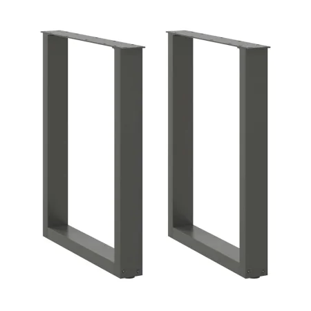 Patas mesa centro forma U 2uds antracita 70x(72-73)cm acero de , Patas para mesas - Ref: Foro24-4013186, Precio: 84,68 €, Des...