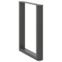Patas mesa centro forma U 2uds antracita 70x(72-73)cm acero de , Patas para mesas - Ref: Foro24-4013186, Precio: 84,68 €, Des...