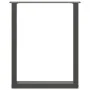 Patas mesa centro forma U 2uds antracita 70x(72-73)cm acero de , Patas para mesas - Ref: Foro24-4013186, Precio: 84,68 €, Des...