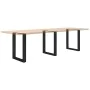Patas para mesa centro forma U 3 uds acero negro 70x(72-73) cm de , Patas para mesas - Ref: Foro24-4013200, Precio: 113,90 €,...