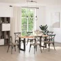 Patas para mesa centro forma U 2 uds acero negro 70x(72-73) cm de , Patas para mesas - Ref: Foro24-4013184, Precio: 84,71 €, ...