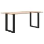 Patas para mesa centro forma U 2 uds acero negro 70x(72-73) cm de , Patas para mesas - Ref: Foro24-4013184, Precio: 84,71 €, ...