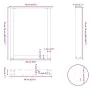 Patas para mesa centro forma U 2 uds acero negro 70x(72-73) cm de , Patas para mesas - Ref: Foro24-4013184, Precio: 84,71 €, ...