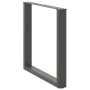 Patas mesa centro forma U 2uds antracita 80x(72-73)cm acero de , Patas para mesas - Ref: Foro24-4013190, Precio: 92,27 €, Des...