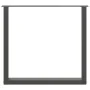 Patas mesa centro forma U 2uds antracita 80x(72-73)cm acero de , Patas para mesas - Ref: Foro24-4013190, Precio: 92,27 €, Des...