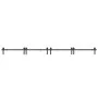 Kit de herrajes para puertas correderas acero negro 366 cm by , Door items - Ref: Foro24-3295803, Price: 181,96 €, Discount: %