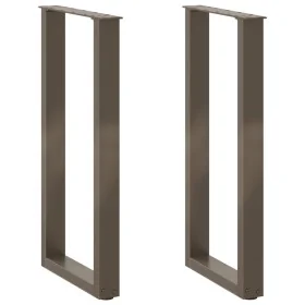 Patas para mesa de centro en forma de U 2 uds antracita acero by , Table legs - Ref: Foro24-4013171, Price: 57,52 €, Discount: %