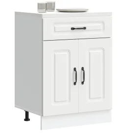 Mueble bajo de cocina Kalmar madera de ingeniería blanca de , Armarios de cocina - Ref: Foro24-853487, Precio: 83,41 €, Descu...