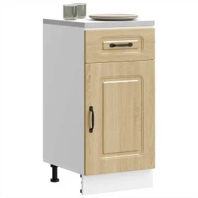 Mueble bajo de cocina Kalmar madera ingeniería de roble sonoma de , Armarios de cocina - Ref: Foro24-853470, Precio: 75,48 €,...