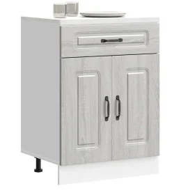 Mueble bajo de cocina Kalmar gris sonoma madera de ingeniería de , Armarios de cocina - Ref: Foro24-853493, Precio: 89,50 €, ...