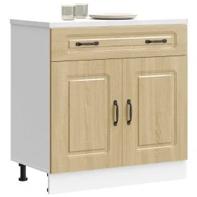 Mueble bajo de cocina Kalmar madera ingeniería de roble sonoma de , Armarios de cocina - Ref: Foro24-853500, Precio: 95,28 €,...