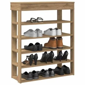 Zapatero artesanal de madera contrachapada 80x30x98 cm de , Zapateros y organizadores de calzado - Ref: Foro24-859940, Precio...