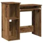 Escritorio estantes madera ingeniería envejecida 84x40x78 cm de , Escritorios - Ref: Foro24-860452, Precio: 71,31 €, Descuent...