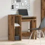 Escritorio estantes madera ingeniería envejecida 84x40x78 cm de , Escritorios - Ref: Foro24-860452, Precio: 71,31 €, Descuent...
