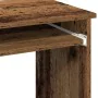 Escritorio estantes madera ingeniería envejecida 84x40x78 cm de , Escritorios - Ref: Foro24-860452, Precio: 71,31 €, Descuent...