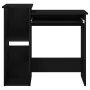 Escritorio con estantes contrachapada negro 84x40x78 cm de , Escritorios - Ref: Foro24-860446, Precio: 80,97 €, Descuento: %