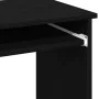 Escritorio con estantes contrachapada negro 84x40x78 cm de , Escritorios - Ref: Foro24-860446, Precio: 80,97 €, Descuento: %