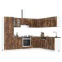 Mueble cocina Porto roble ahumado 14 pzas madera contrachapada de , Armarios de cocina - Ref: Foro24-3314996, Precio: 1,00 €,...