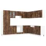Mueble cocina Porto roble ahumado 14 pzas madera contrachapada de , Armarios de cocina - Ref: Foro24-3314996, Precio: 1,00 €,...