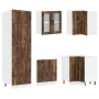 Mueble cocina Porto roble ahumado 14 pzas madera contrachapada de , Armarios de cocina - Ref: Foro24-3314996, Precio: 1,00 €,...