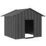 Caseta para perros con techo acero galvanizado 131x101x102 cm de , Casetas para perros - Ref: Foro24-4100917, Precio: 122,44 ...