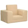 Sofá cama infantil felpa suave color crema de , Mobiliario para bebés y niños pequeños - Ref: Foro24-4104787, Precio: 38,47 €...
