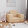 Sofá cama infantil felpa suave color crema de , Mobiliario para bebés y niños pequeños - Ref: Foro24-4104787, Precio: 38,47 €...