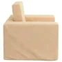 Sofá cama infantil felpa suave color crema de , Mobiliario para bebés y niños pequeños - Ref: Foro24-4104787, Precio: 38,47 €...