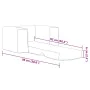 Sofá cama infantil felpa suave color crema de , Mobiliario para bebés y niños pequeños - Ref: Foro24-4104787, Precio: 38,47 €...