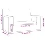 Sofá para niños de 2 plazas de felpa suave rosa de , Mobiliario para bebés y niños pequeños - Ref: Foro24-4104801, Precio: 47...