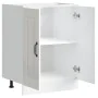Mueble bajo para fregadero Kalmar blanco brillo 60x46x81,5 cm de , Armarios de cocina - Ref: Foro24-853439, Precio: 85,53 €, ...