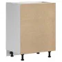 Mueble bajo para fregadero Kalmar blanco brillo 60x46x81,5 cm de , Armarios de cocina - Ref: Foro24-853439, Precio: 85,53 €, ...