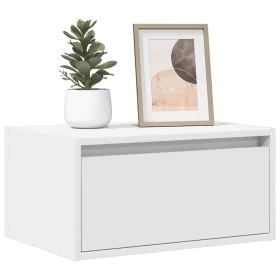 Mesita de noche de pared con luces LED blanco de , Muebles TV - Ref: Foro24-860211, Precio: 53,89 €, Descuento: %