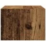 Mesitas de noche de pared luces LED 2 unidades madera antigua de , Muebles TV - Ref: Foro24-860226, Precio: 101,66 €, Descuen...