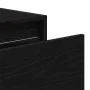 Mesita de noche de pared con luces LED roble negro de , Muebles TV - Ref: Foro24-860213, Precio: 57,29 €, Descuento: %
