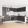 Mueble de cocina Lucca negra 14 piezas madera contrachapada de , Armarios de cocina - Ref: Foro24-3314982, Precio: 1,00 €, De...