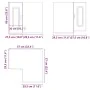 Armario cocina esquina de pared Kalmar madera vieja de , Armarios de cocina - Ref: Foro24-853625, Precio: 84,83 €, Descuento: %