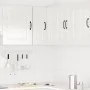 Armario de cocina de esquina pared Kalmar blanca de alto brillo de , Armarios de cocina - Ref: Foro24-853619, Precio: 92,46 €...