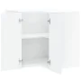 Armario de cocina de esquina pared Kalmar blanca de alto brillo de , Armarios de cocina - Ref: Foro24-853619, Precio: 92,46 €...