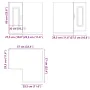 Armario de cocina de esquina pared Kalmar blanca de alto brillo de , Armarios de cocina - Ref: Foro24-853619, Precio: 92,46 €...