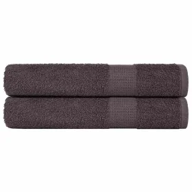 Toallas de sauna 2 uds 100% algodón antracita 80x200 cm 360 gsm de , Toallas - Ref: Foro24-136693, Precio: 37,44 €, Descuento: %